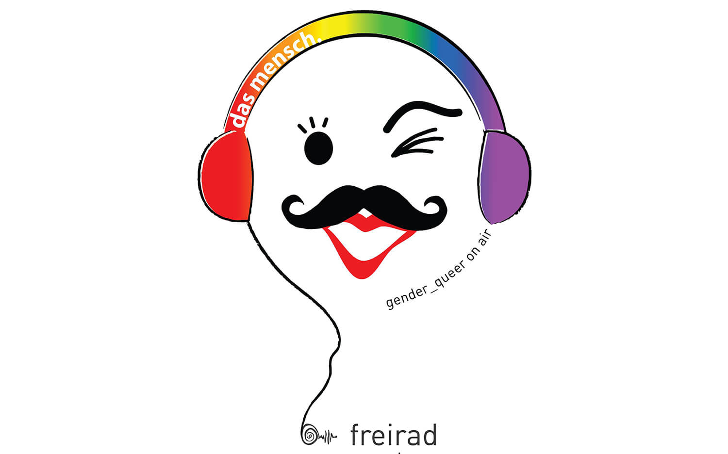 Logo „Das mensch. gender_queer on air““